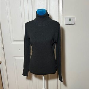 NWT Franne Gold Perfect Ribbed Turtleneck Women’s Large